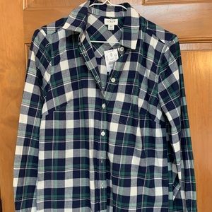 NWT JCrew flannel